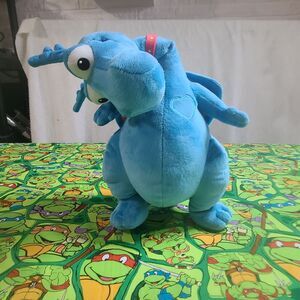 Disney Just Play Doc McStuffins Stuffy Blue Dragon Talking Plush 14" Stuffed Toy
